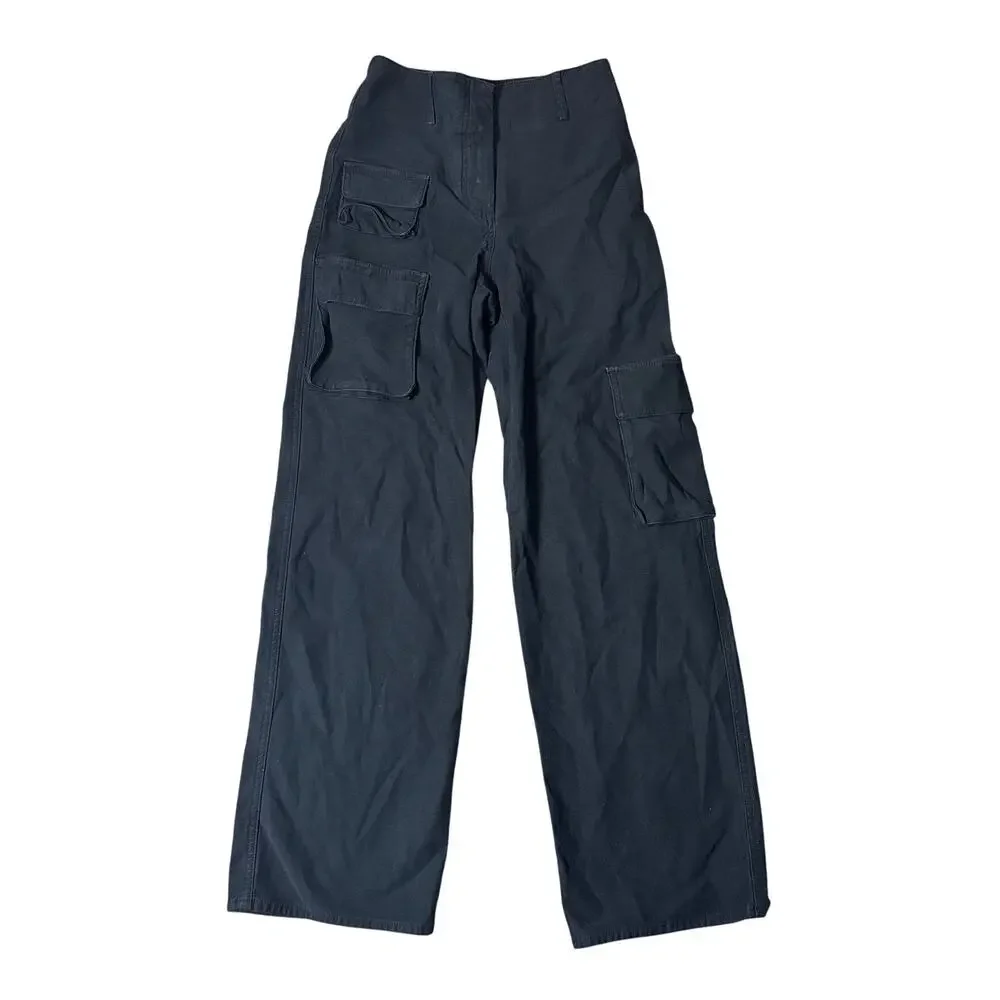 Aritzia Wilfred Free Picture Cargo Pants Black Noir Size 0(24) - Picture 2 of 5